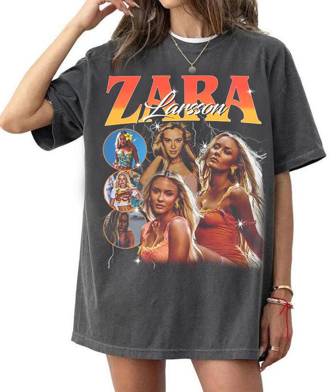 Summer Zara - Koszulka w stylu retro z motywem